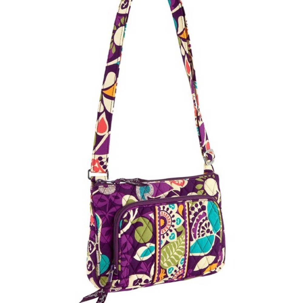 Vera Bradley “Plum Crazy” Little Hipster Purse